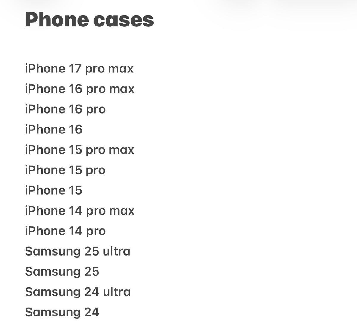 Sublimation Phone cases