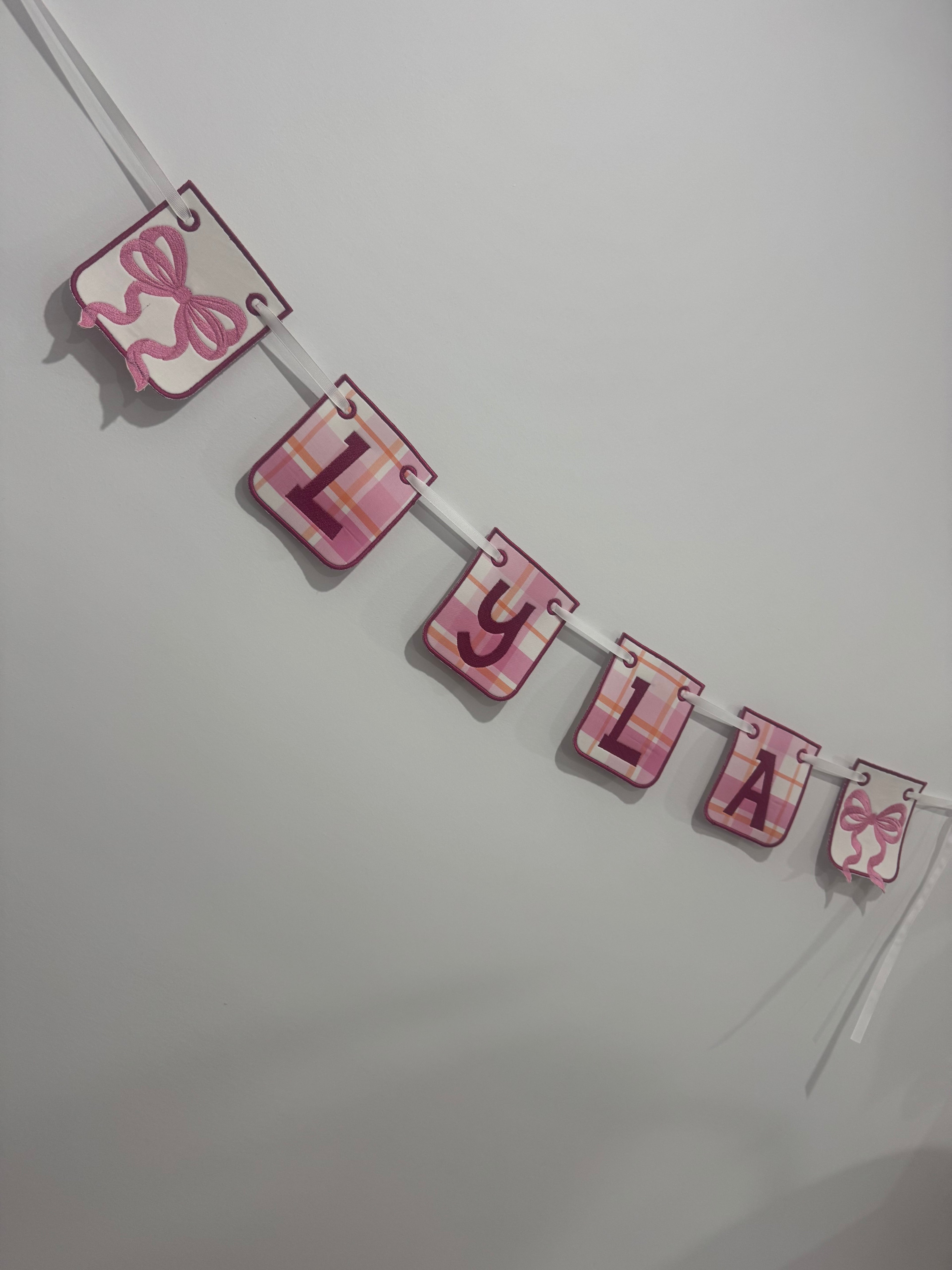 Children’s name banner